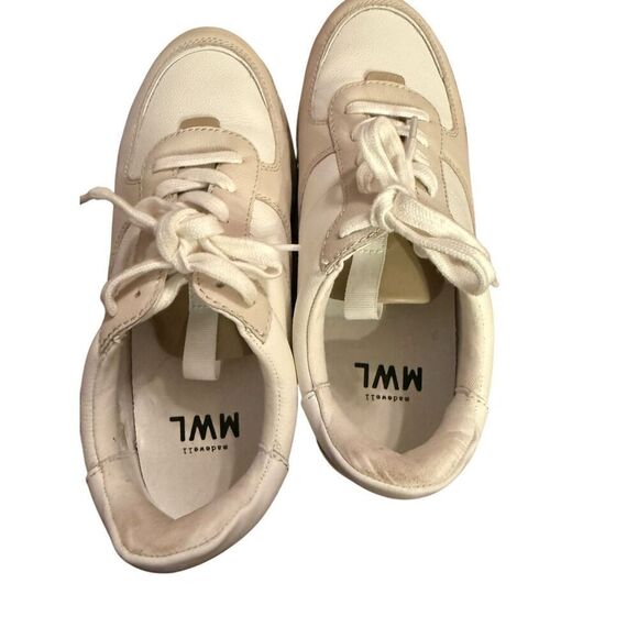 Madewell Kickoff Trainer Sneakers in Antique Cream Multi womens size 8.5 - Picture 7 of 11